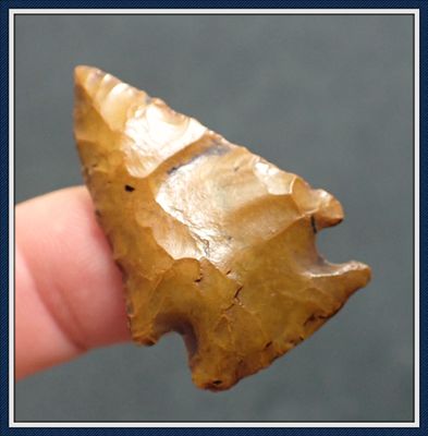 ~  Polished Orange ~ Corner Notch Bolen Point ~