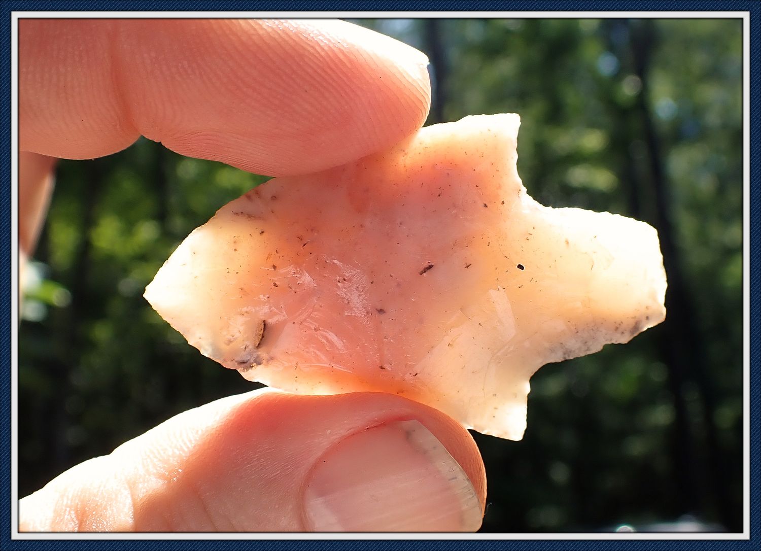 ~ Pink and Cream ~ Translucent Newnan Dart  ~