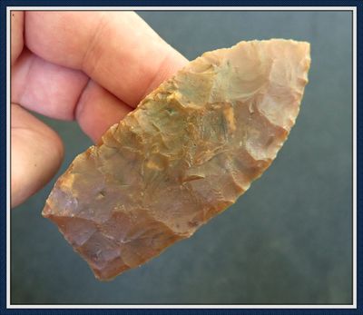 ~ Translucent Burnt Orange ~ Paleo ~ Cowhouse Slough Blade ~