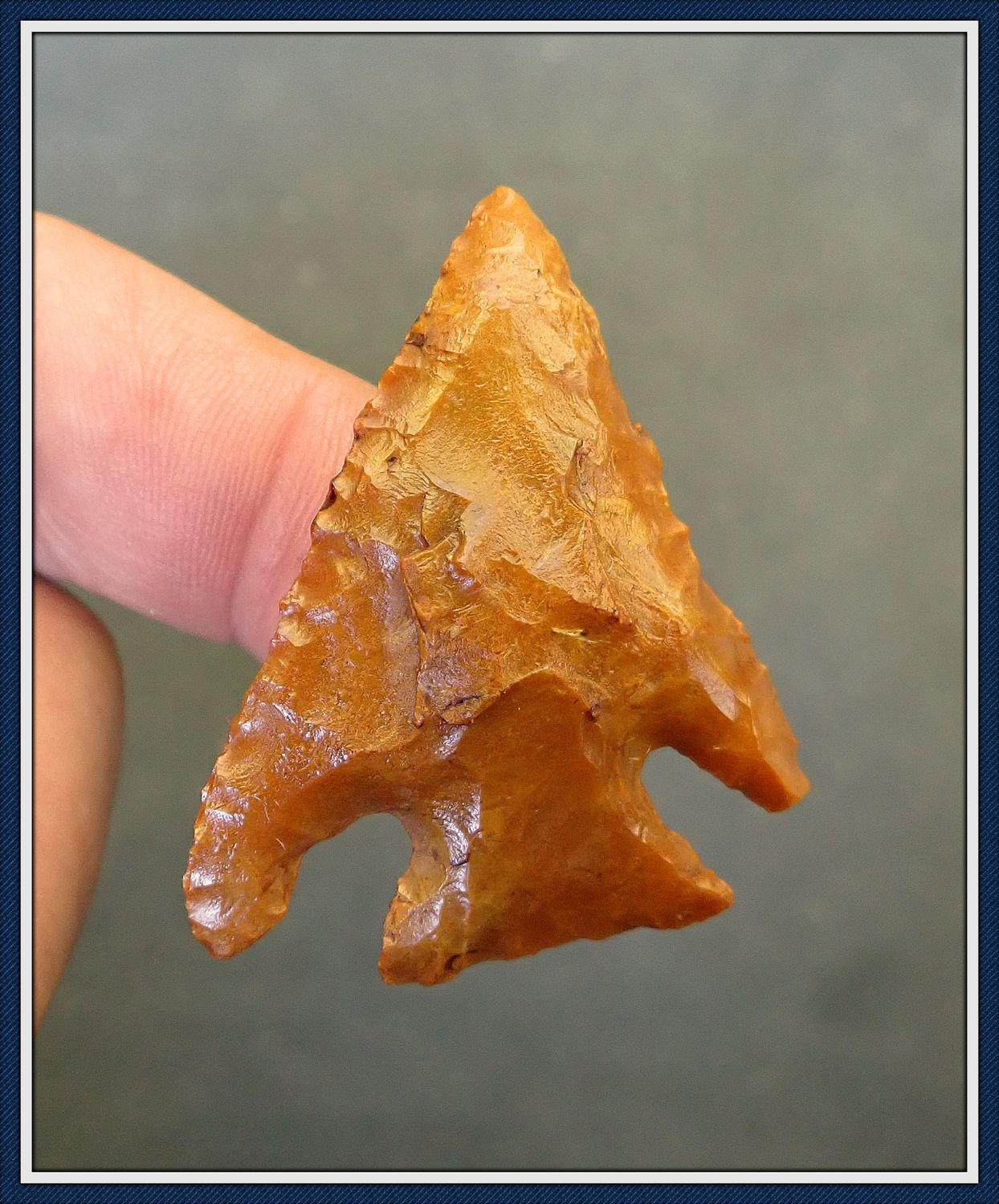 ~ Deep Notched Orange ~ Lafayette Point ~