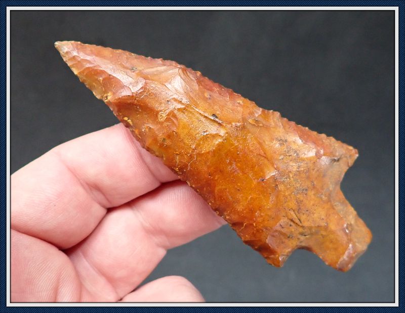 ~ Long Narrow ~ Finely Serrated ~ Pickwick Knife Point ~