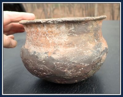 Jackson Co. Alabama Pot ~ Mississippian Jar ~ With Rim Ticking