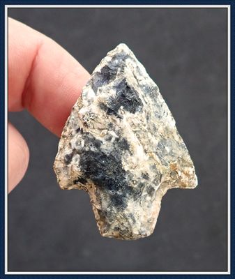 ~ Mottled  Black & White Coral ~ Newnan Spear ~