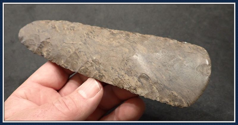 ~ Tennessee River Basin ~ Dover Flint~ Polished Adze ~ No 1