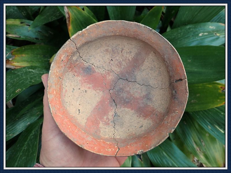 ~ Arkansas ~ Red Painted Bowl ~