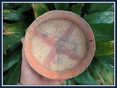 ~ Arkansas ~ Red Painted Bowl ~