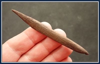 ~ 3 1/2" Long Bone Harpoon Tip ~ Taylor Co. Florida ~ 1