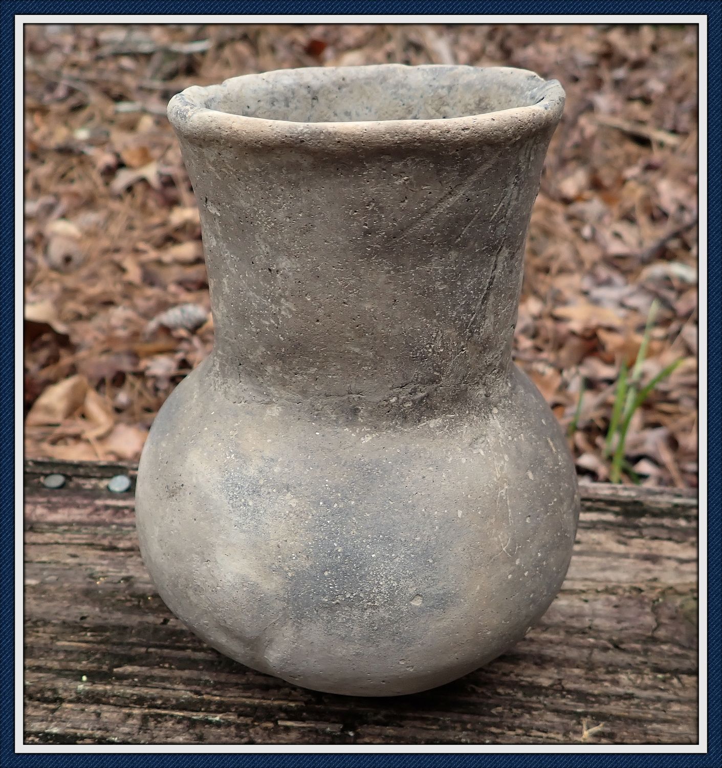 ~ Mississippian Wide Mouth ~ Pottery Water Bottle  ~