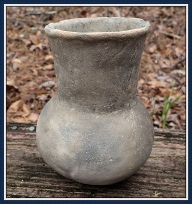~ Mississippian Wide Mouth ~ Pottery Water Bottle  ~