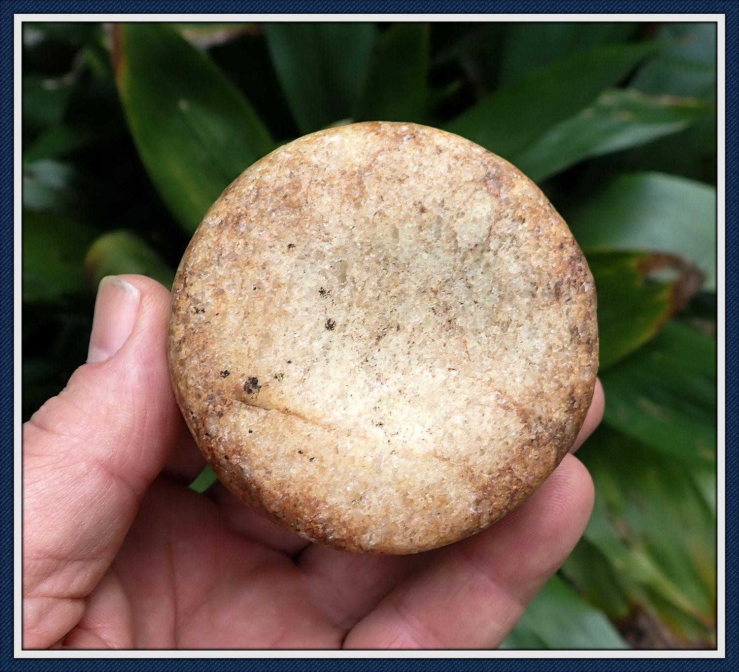 ~ Late Mississippian Georgia ~ Circle Roller ~ Game Stone~ ON HOLD