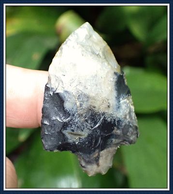 ~ Colorblast~ Black and Cream ~ Marion Point ~ Atlatl Dart ~