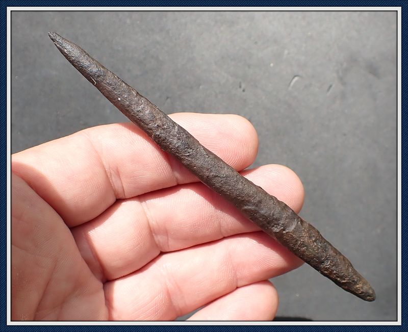 ~ 4 1/2&quot; ~ Bone Harpoon Tip ~ Taylor Co. Florida ~ 33
