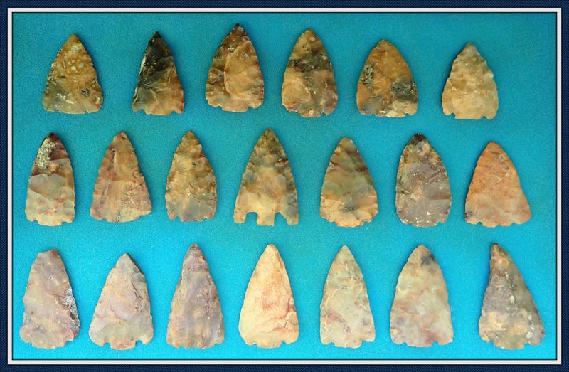~ 20 Piece Citrus Cache ~ Translucent Chalcedony ~