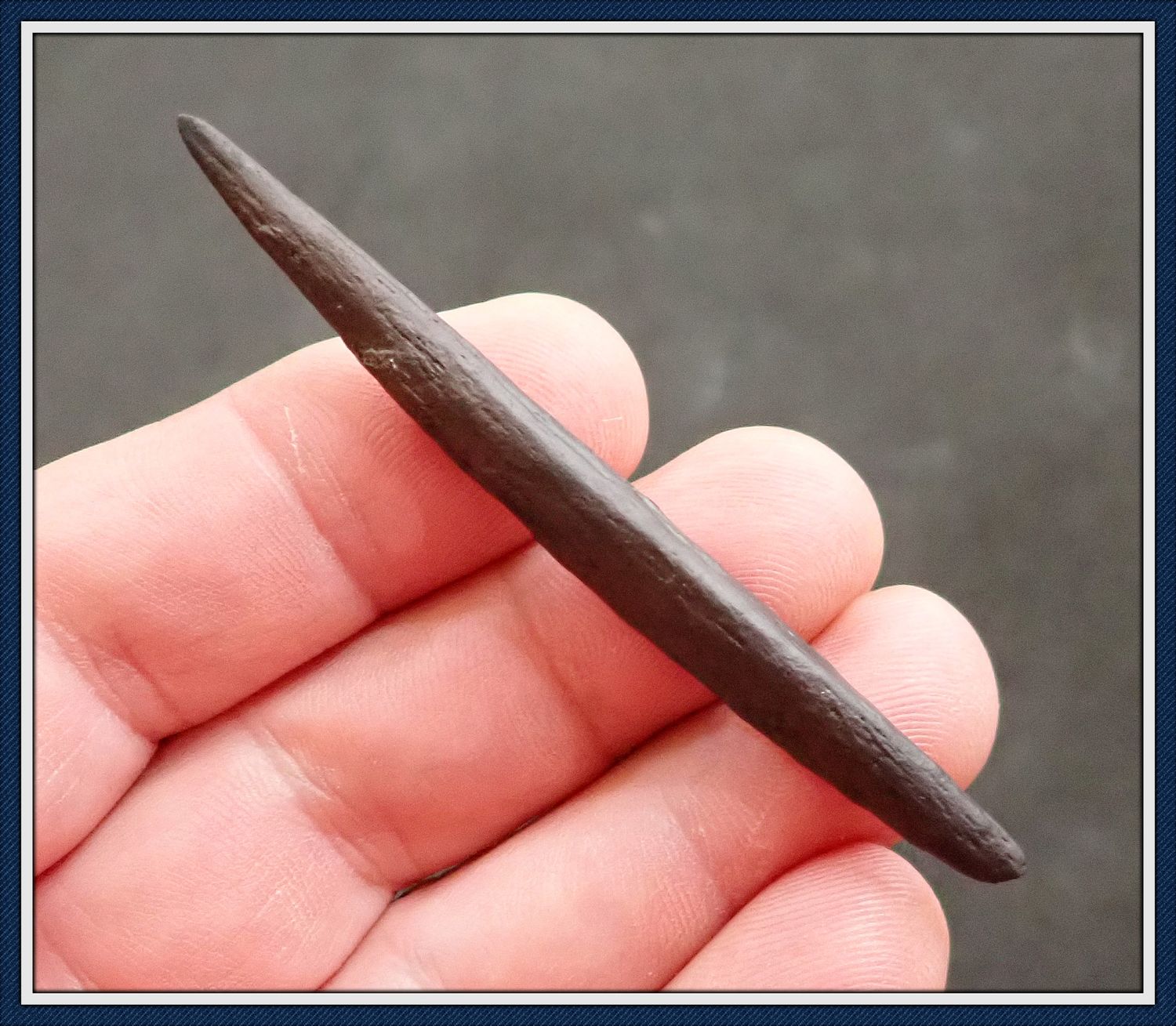 ~ 3" Long Bone Harpoon Tip ~ Taylor Co. Florida ~ 7