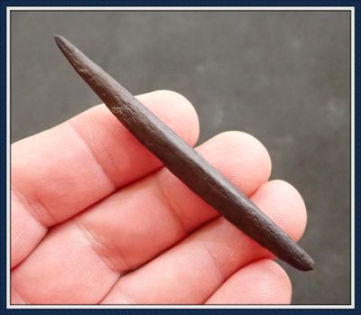 ~ 3" Long Bone Harpoon Tip ~ Taylor Co. Florida ~ 7