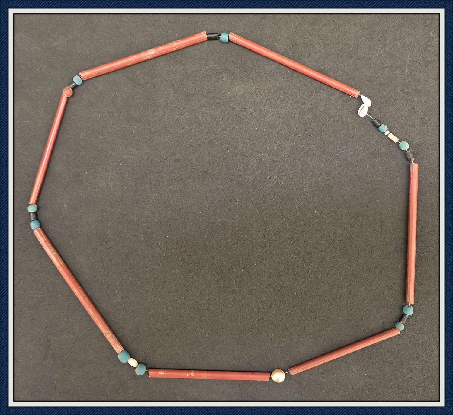 ​~ 30&quot; Strand of Early Rare Trade Beads ~ Talladega Co. Alabama ~