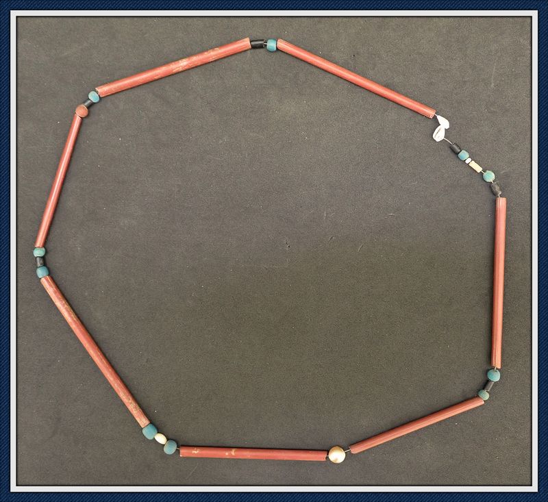 ​~ 30&quot; Strand of Early Rare Trade Beads ~ Talladega Co. Alabama ~