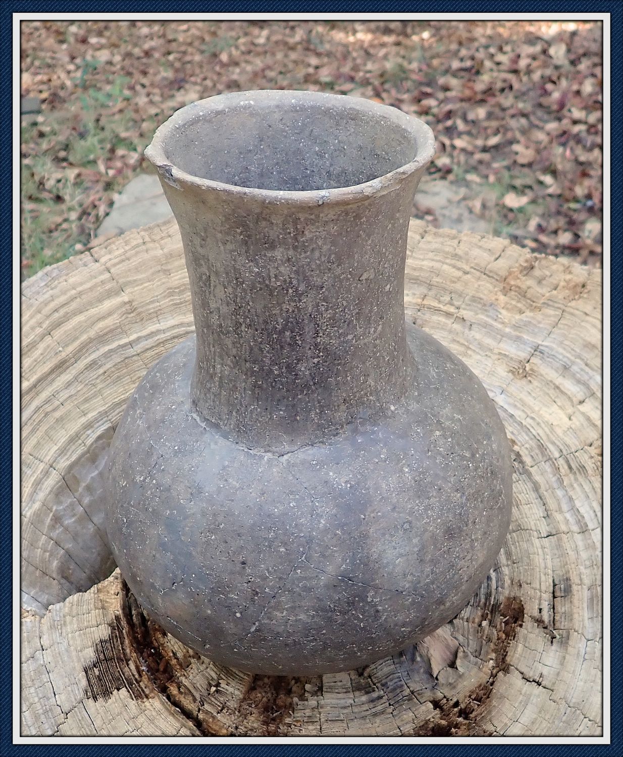 ~ Mississippian Wide Mouth ~ Pottery Water Bottle  ~