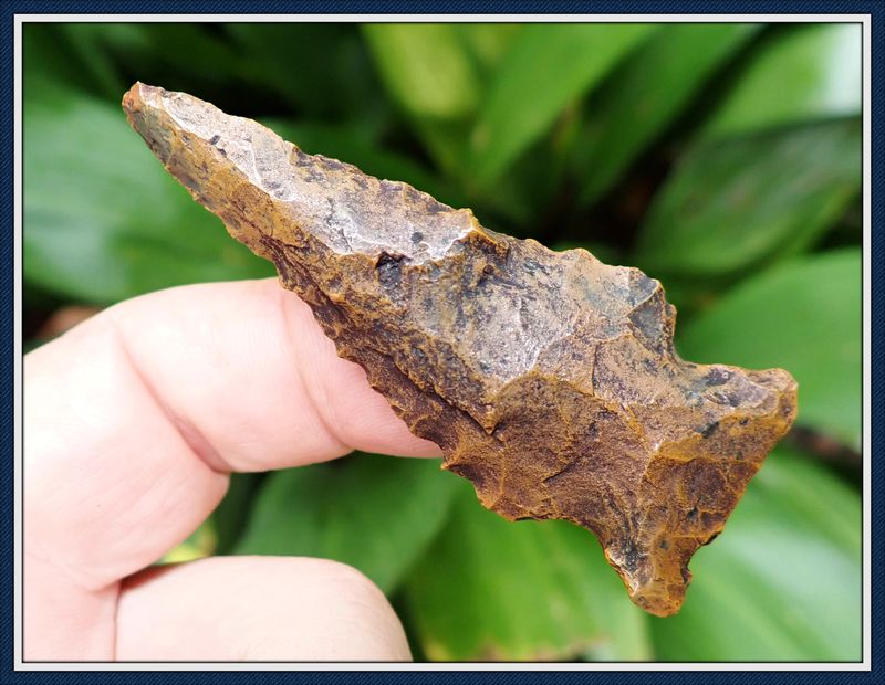 ~  Burnt Orange ~ High Notch Bolen Point ~