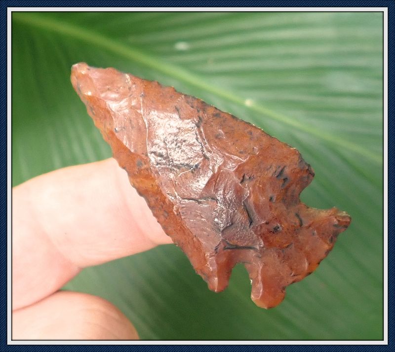 ~ Orange Translucent ~ Bolen Bevel Point ~ ON HOLD