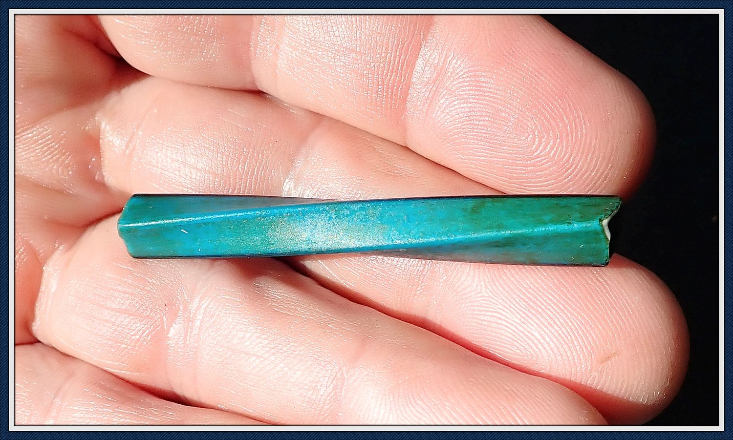 ~ Ultra Rare ~ Early Spanish ~ Twisted “Nueva Cádiz” ~ Trade Bead ~