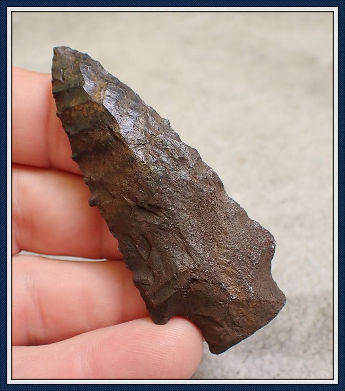 ~ Black &amp; Gold Banded Tip ~ Kirk Point ~ SOLD