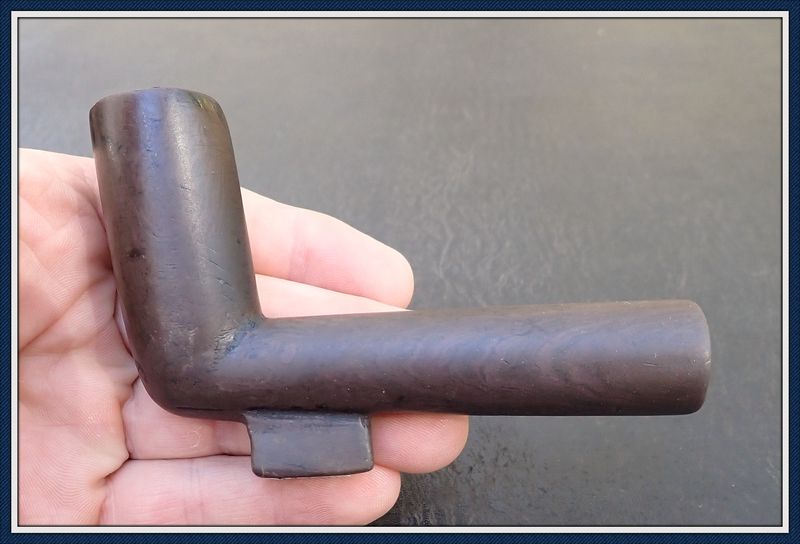 ~ "Gun Barrel" ~ Stone Pipe ~ Creek Indian Masterwork ~ SOLD