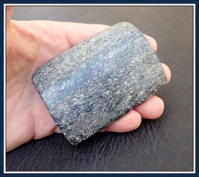 ~ Beautiful ~  Elongated Shuttle ~ Bannerstone ~