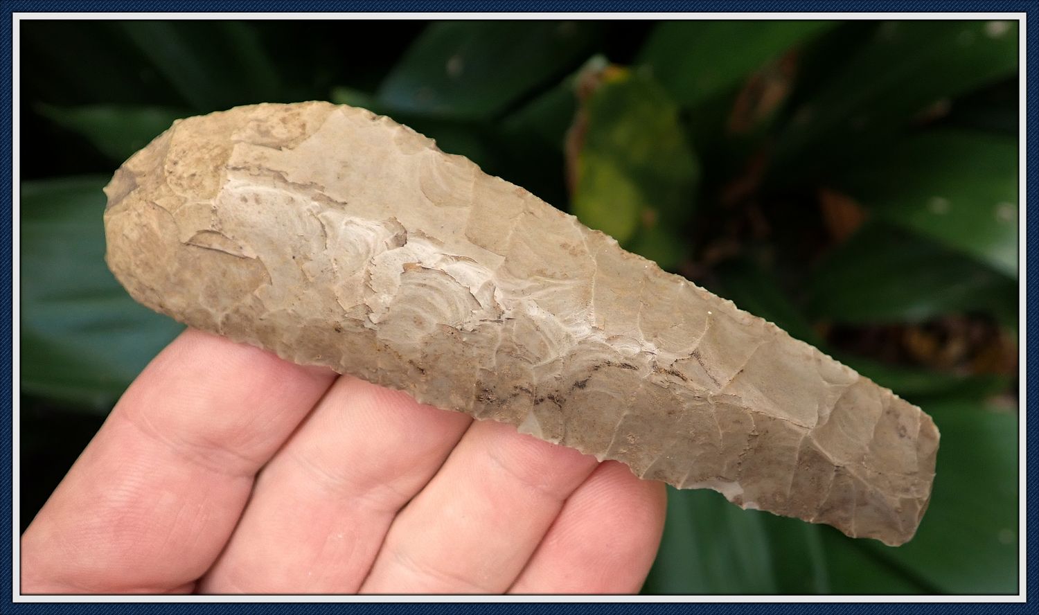 ~ 4 5/8&quot; Tennessee Uniface ~ Paleo Flake Knife ~