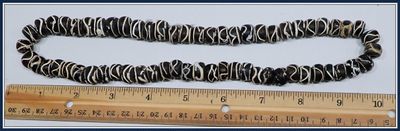 ​~ 20" Strand of Rattlesnake Trade Beads ~ West Africa~