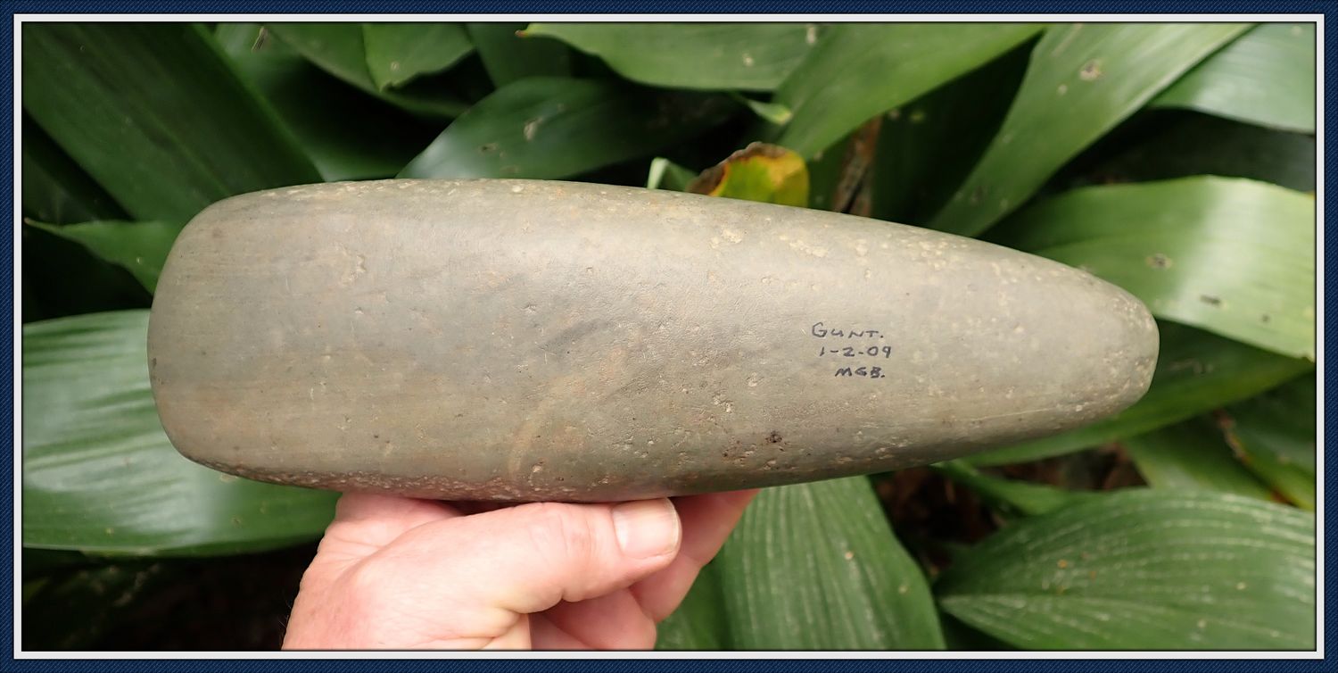 7 3/4" G-10 North Alabama ~Tennessee River Basin ~ Greenstone Celt