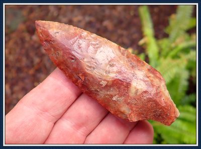 ~ Red & Tan Hillsborough Co. Florida ~ Thonotosassa Knife ~