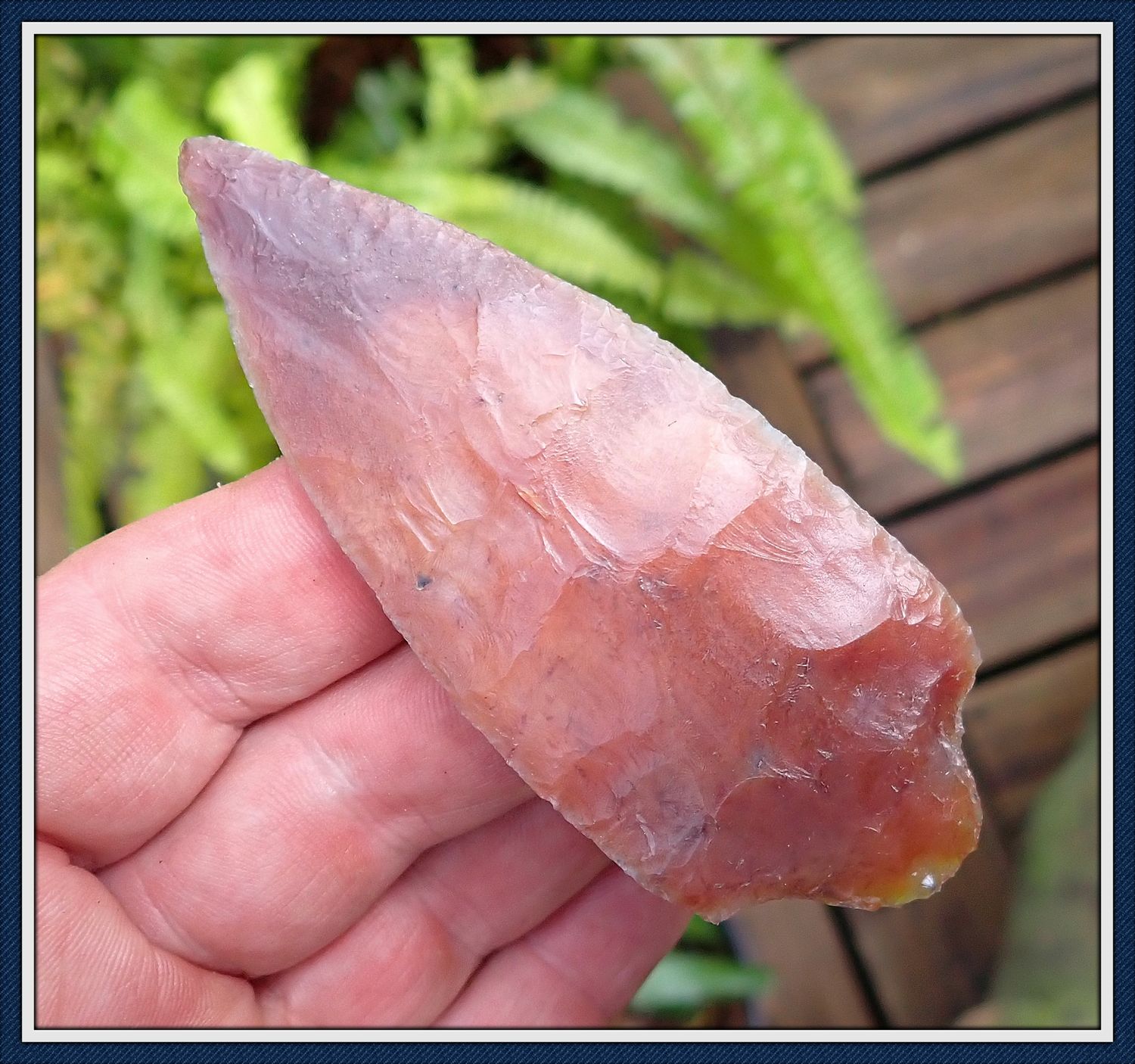 ~ Semi-Translucent Pink & Red ~ Putnam Point ~