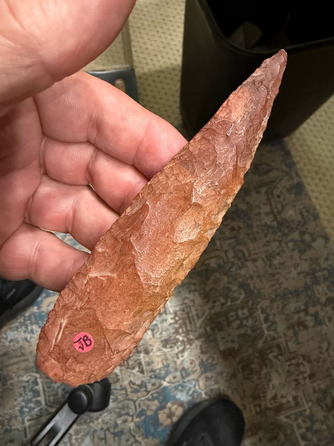 5 1/2” Red Jasper Knife Blade ~  Nevada