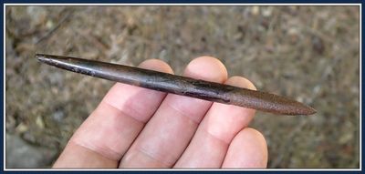 4 1/2" ~ Bone Pin ~ Harpoon ~ G-10 ~