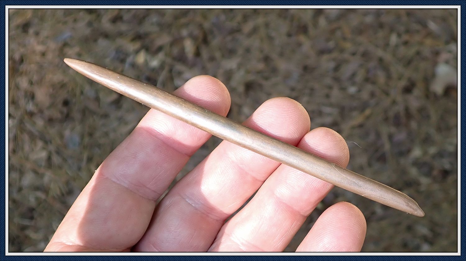 5" ~ Bone Pin ~ Smooth Satin Finish ~ Harpoon  ~