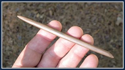 5" ~ Bone Pin ~ Smooth Satin Finish ~ Harpoon  ~