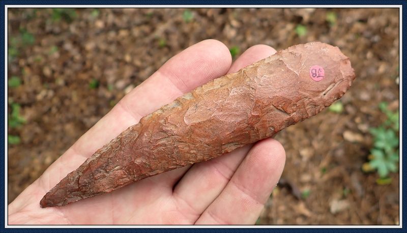 ~ 5 3/8" Fremont Triangular ~ Archaic  Knife ~