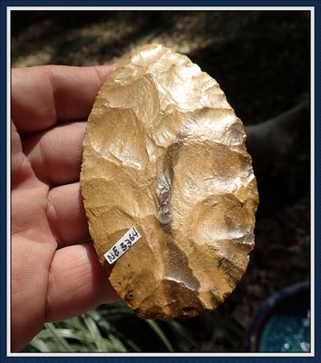 ~ Gorgous Gold & Brown Jasper ~Paleo Blade ~ Nebraska ~