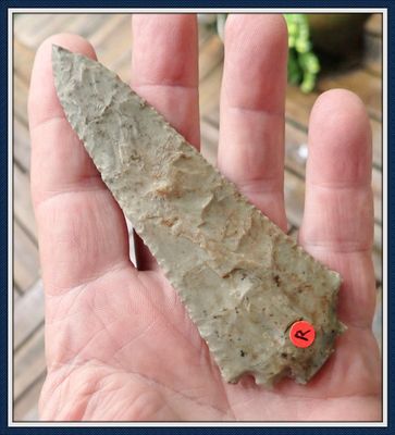 ~ Rare Double Notch Merkle ~ Late Archaic Point  ~ Louisiana ~