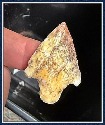 ~ Beautiful translucnet Coral ~ Cypress Creek Atlatl Dart Point ~
