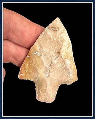 ~ Light Orange & Cream ~ Newnan Knife Blade ~