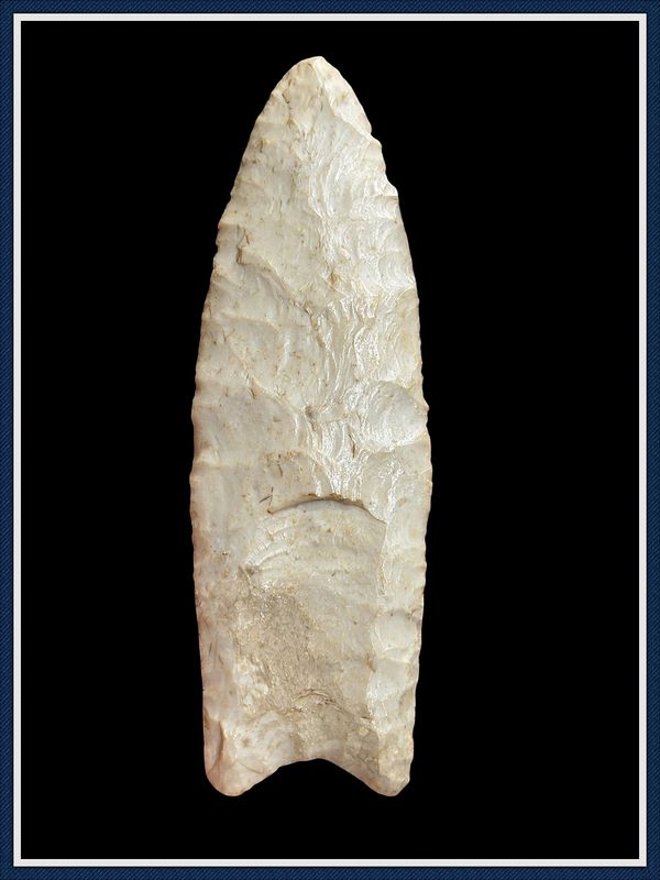 ~ Double Fluted Arkansas Clovis ~ 4 1/2" Paleo Spear ~