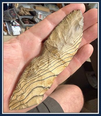~ Gorgeous Paleo Tiger Chert ~ Bi-Pointed Blade ~ Wyoming ~