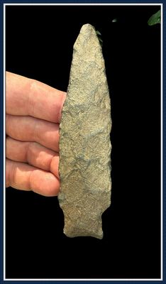 ~ Pennsylvania ~ 5" Piedmont Northern Blade ~ Made of Agrillite ~