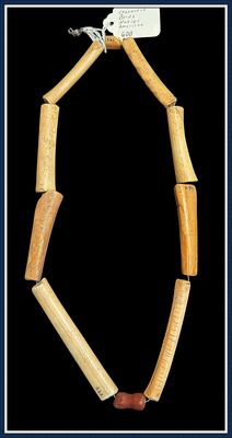 ​~ 24" Strand of Early Woodland ~ Bird Bone Beads ~ Western Kentucky ~