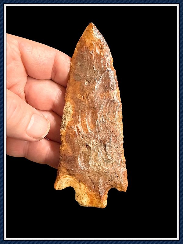 ~ Beautiful Orange &amp; Gold ~ Big 5" ~ Kirk Point ~