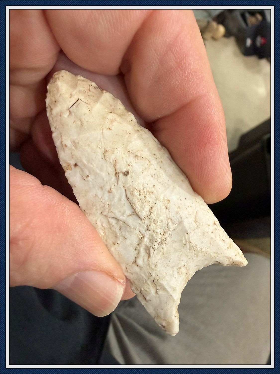 ~ Double Fluted Arkansas Clovis ~ 2 3/4" Paleo Spear ~