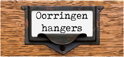 Oorringen zilver - hangers