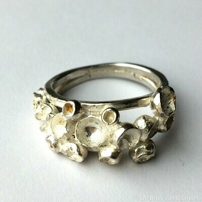 Ring in massief zilver